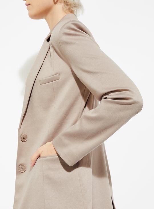 ALAYA F x URB_N Women Textured Regular Fit Blazer