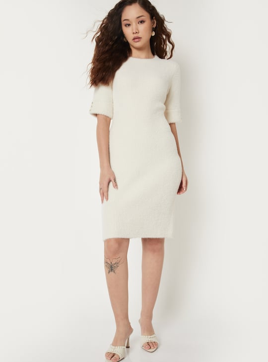 Women Knit Bodycon Dress
