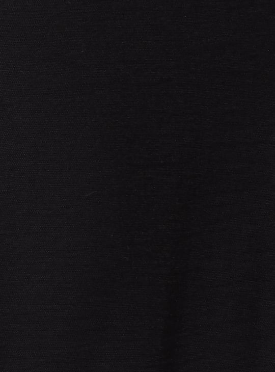 Women Solid Shirt Dress with Belt