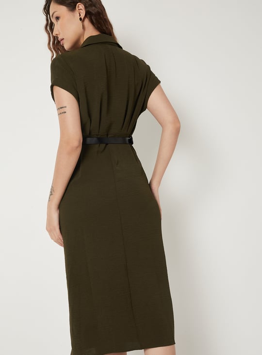 slim fit dress slacks Elegant Mint Green Handmade Moroccan Open-Front Djellaba with Belt
