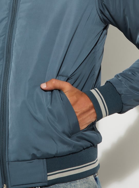 URB_N Men Solid Reversible Jacket