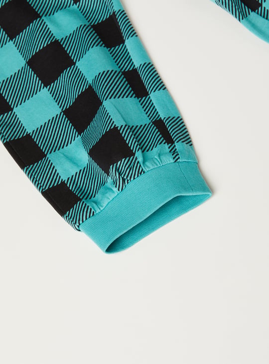 Boys Checked Sleepwear Set