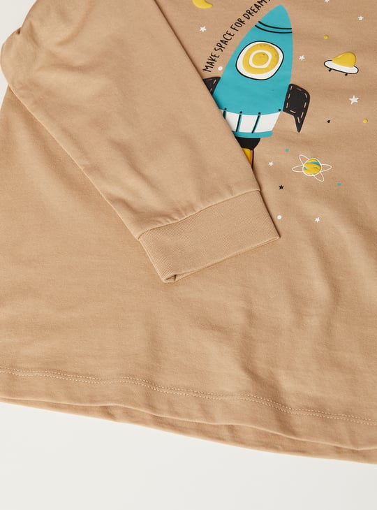 Boys Checked Sleepwear Set