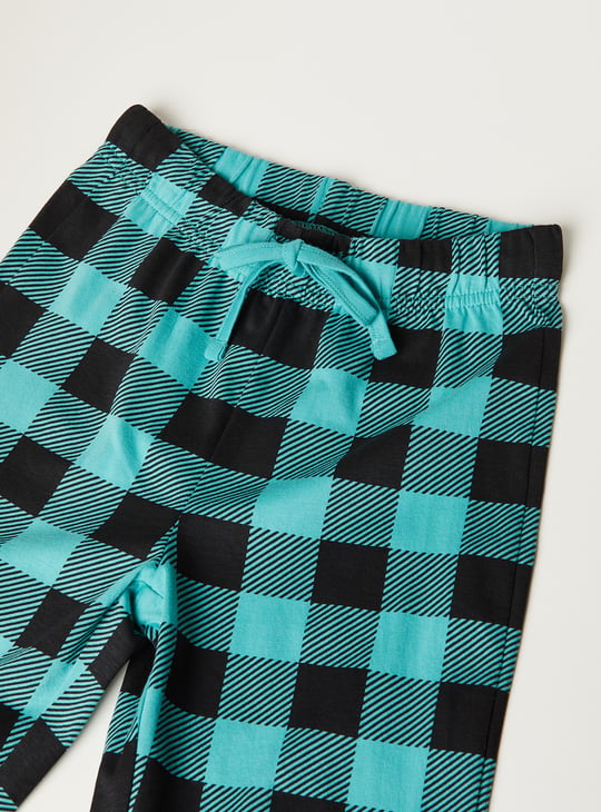 Boys Checked Sleepwear Set