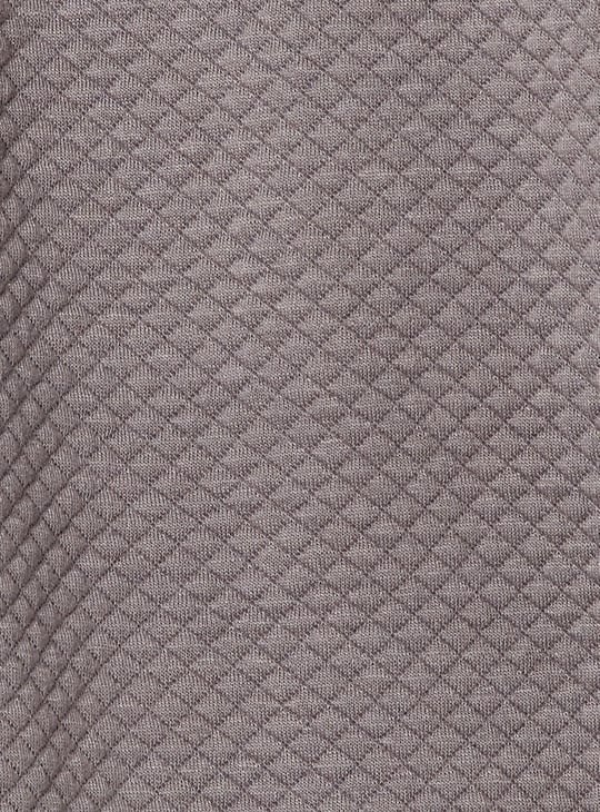 Men Textured Hooded Sweatshirt