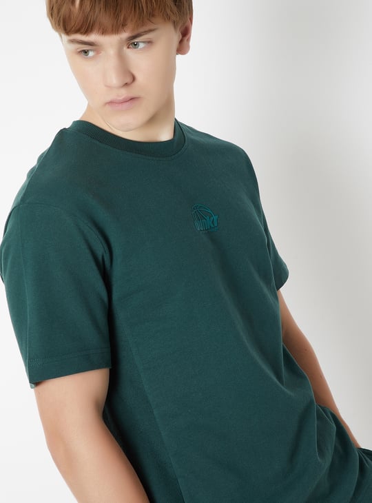 Men Solid Sports T-shirt