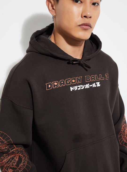 URB_N Men Dragon Ball-Z Print Sweatshirt