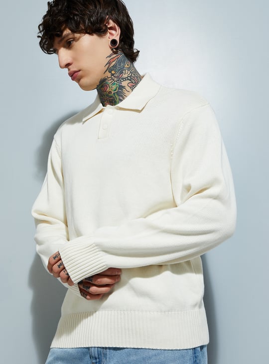 URB_N Men Textured Sweater
