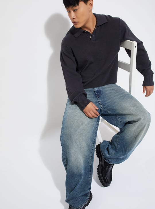 Buy URB_N Men Textured Sweater Online at just Rs. 1399.0