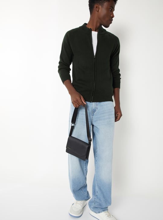 Men Knit Slim Fit Sweater