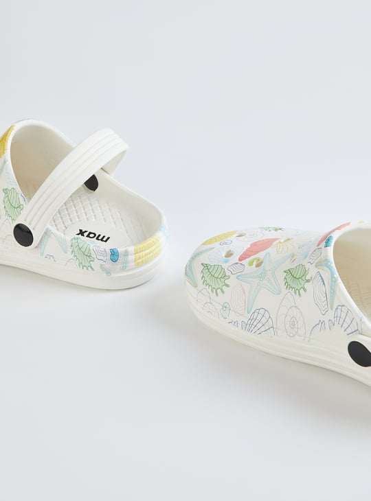 Girls Printed Clogs