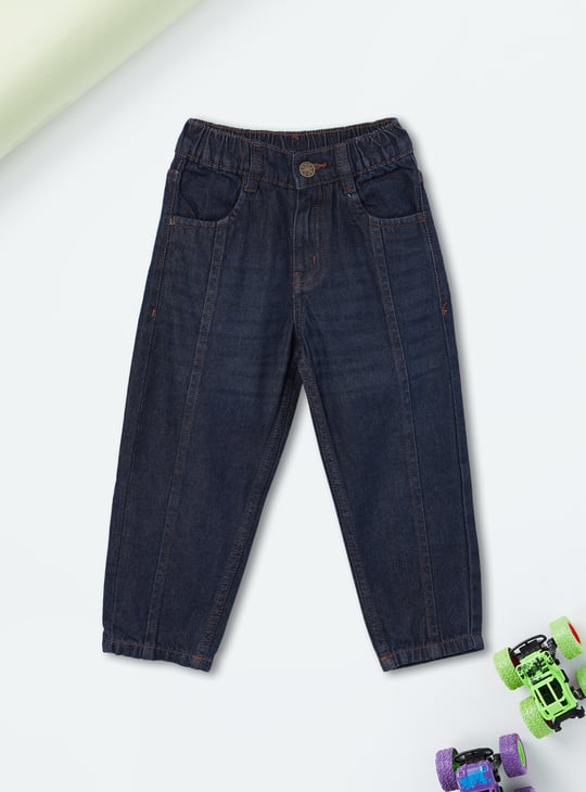 Boys Washed Balloon Fit Jeans
