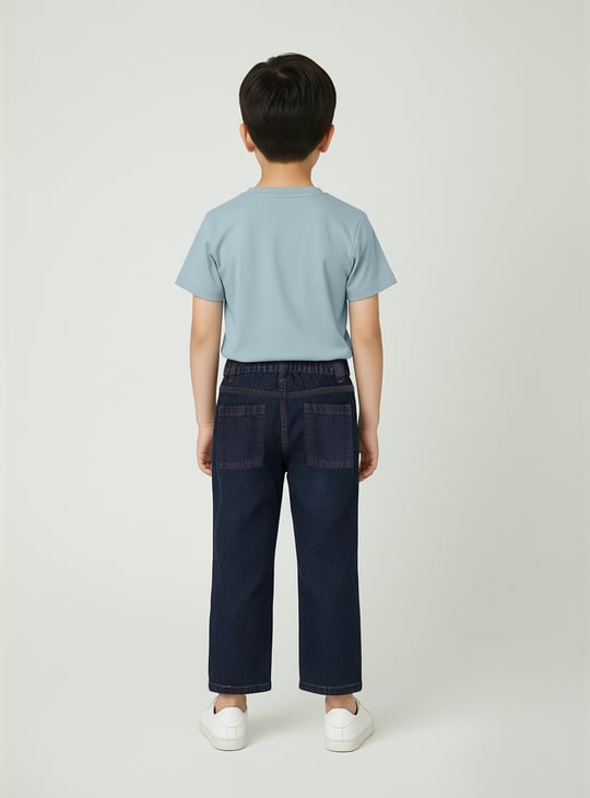 Boys Washed Balloon Fit Jeans