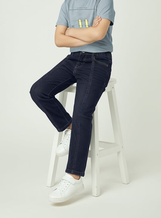 Boys Washed Balloon Fit Jeans