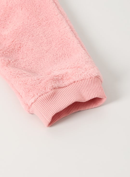 Girls Hello Kitty Fuzzy Joggers Set