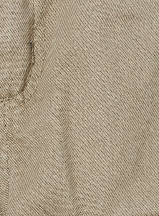 Boys Solid Cargo Trousers