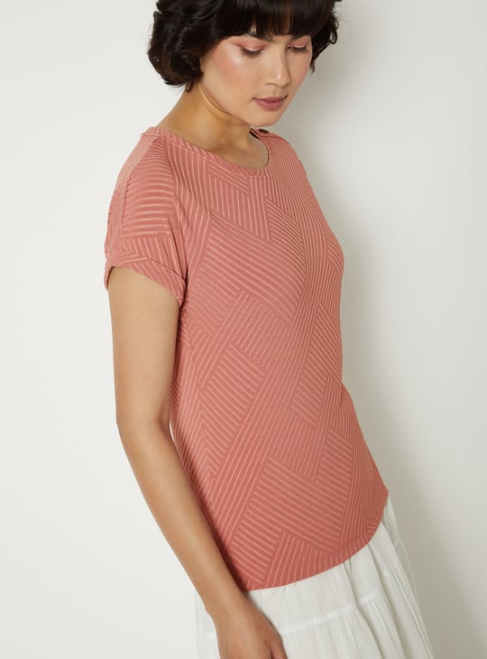 Women Textured Knit Top