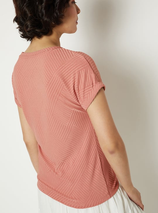 Women Textured Knit Top