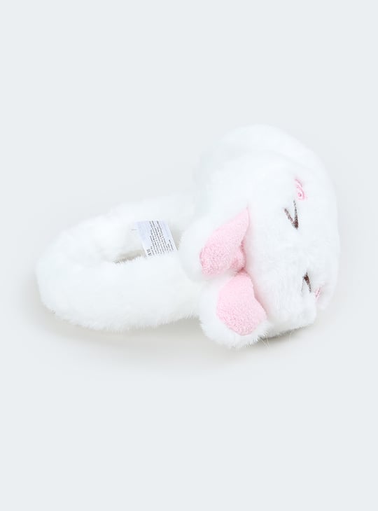 Girls Bunny Applique Earmuffs