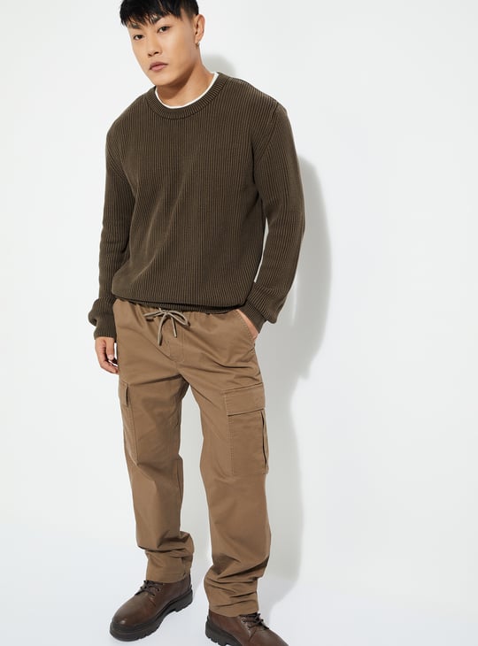 URB_N Men Ribbed Sweater