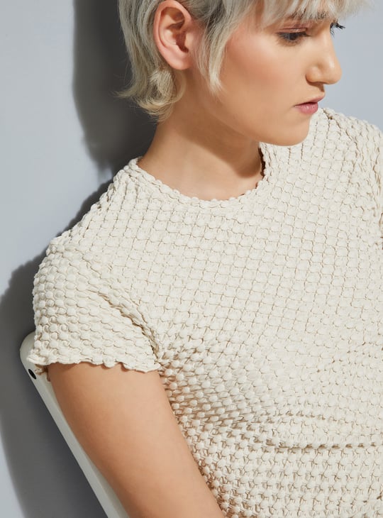 ALAYA F x URB_N Women Textured Top