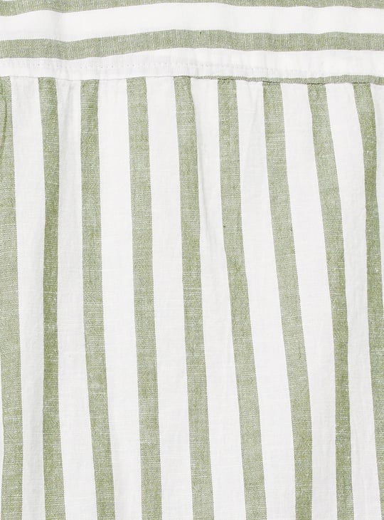 Women Striped Oversized Shirt