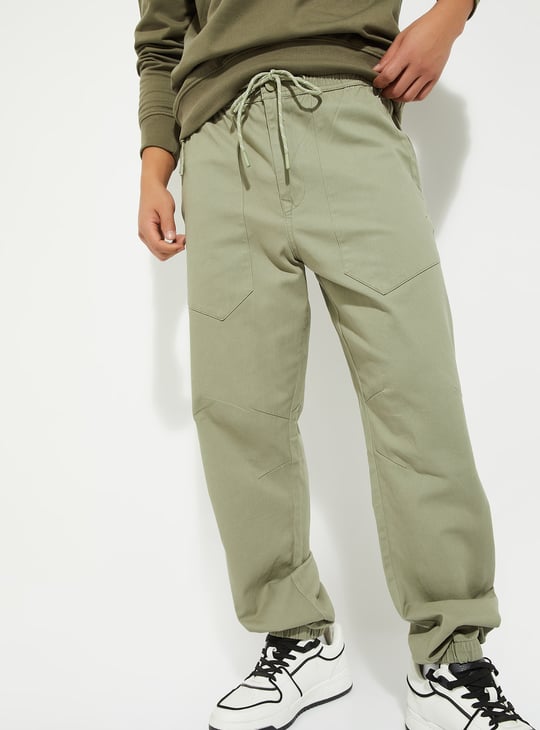 URB_N Men Solid Relaxed Fit Joggers