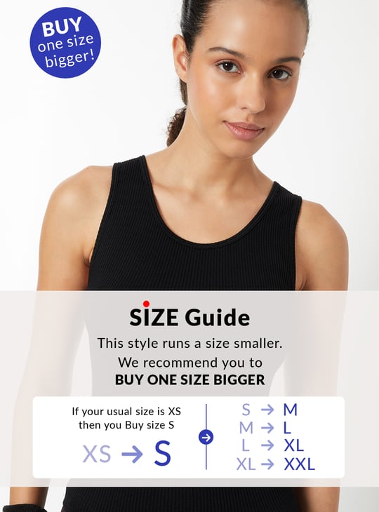Women Ribbed Sports Tank Top