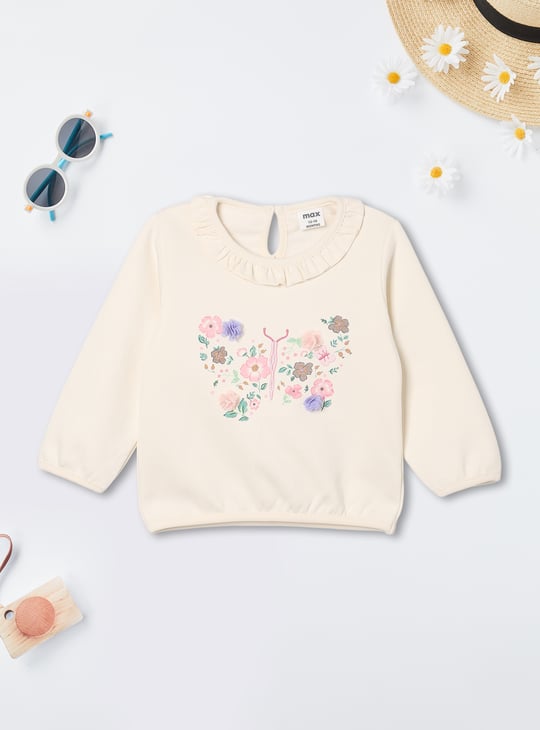 Girls Embroidered Leggings Set