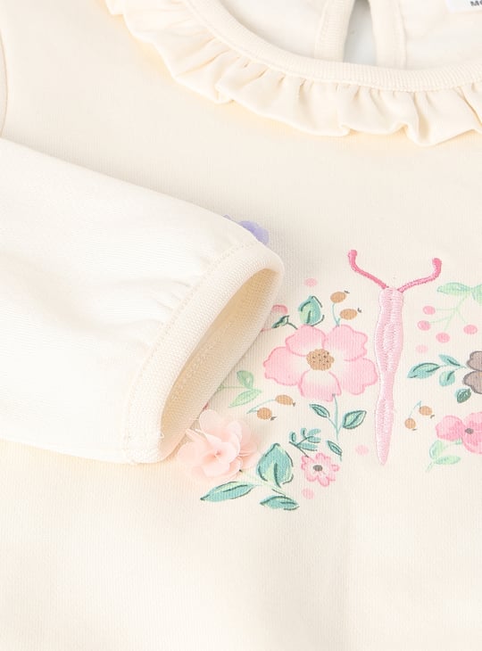 Girls Embroidered Leggings Set