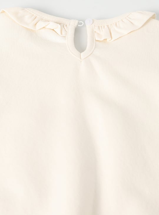 Girls Embroidered Leggings Set