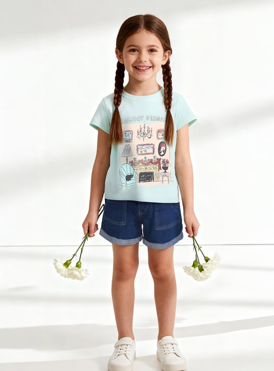 Girls Printed T-shirt