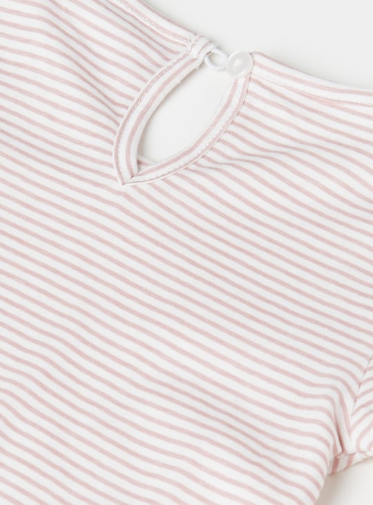 Girls Corduroy Pinafore Dress with T-shirt