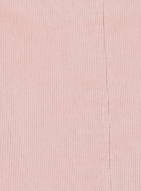 Girls Corduroy Pinafore Dress with T-shirt