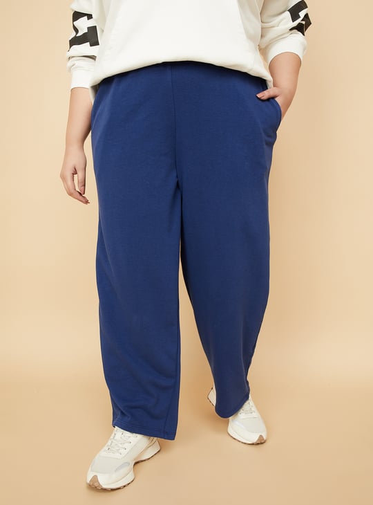 Women Solid Knit Pants