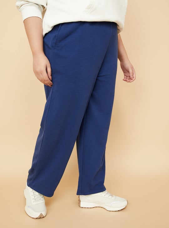 Women Solid Knit Pants