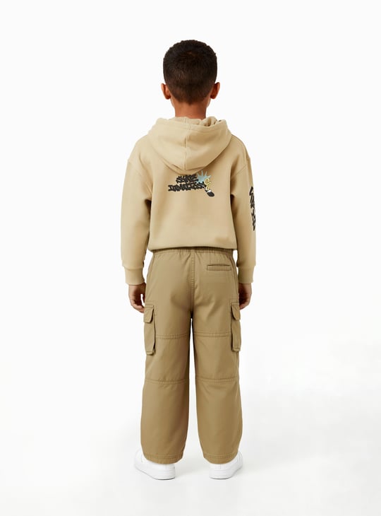 Boys Textured Cargos