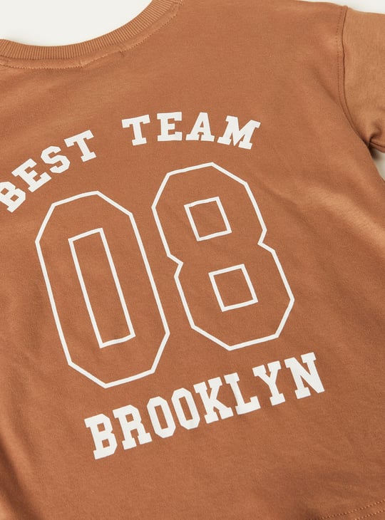 Boys Printed Shorts Set