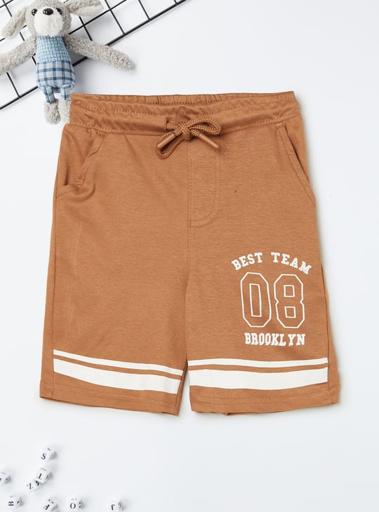 Boys Printed Shorts Set