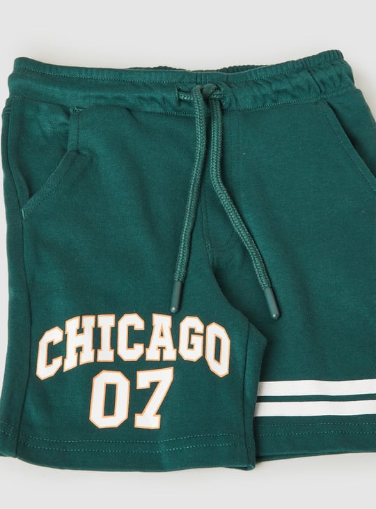 Boys Printed Shorts Set