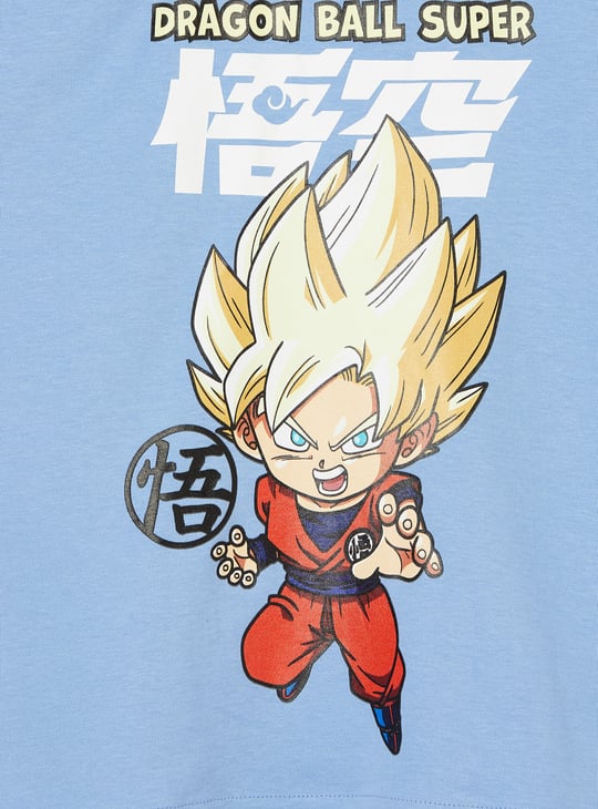 Boys Dragon Ball-Z Printed Joggers Set