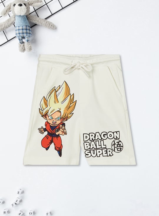 Boys Dragon Ball-Z Printed Joggers Set