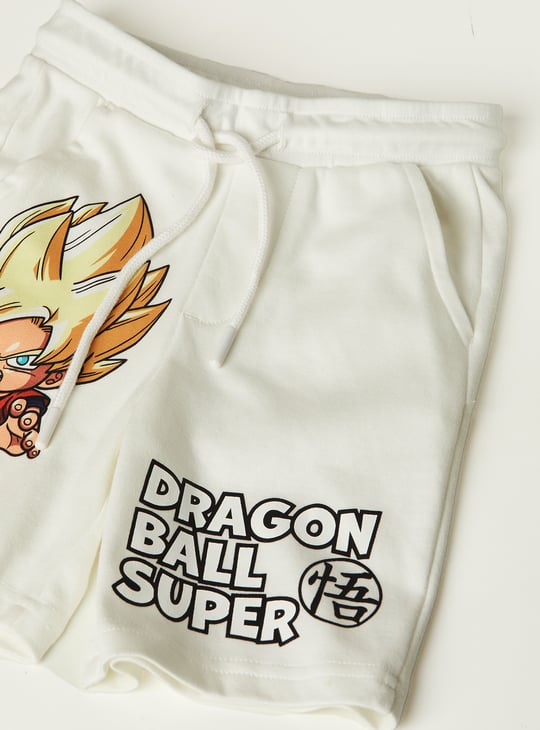 Boys Dragon Ball-Z Printed Joggers Set
