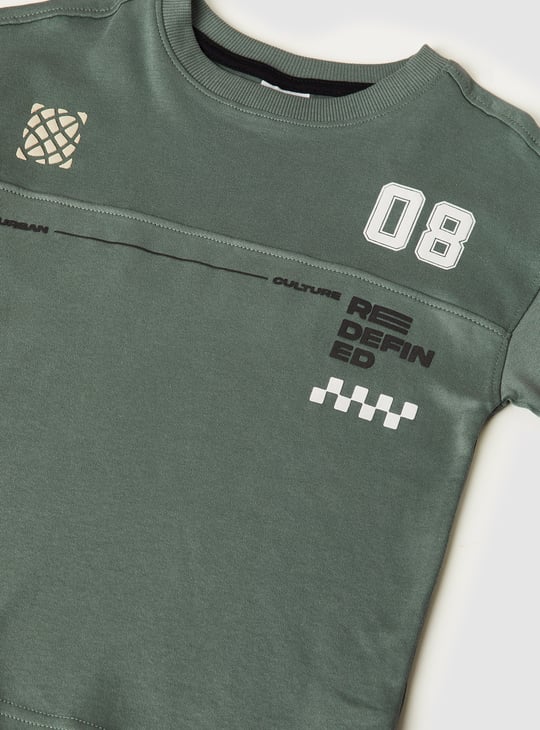 Boys Printed Joggers Set