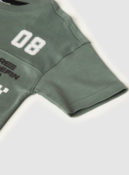 Boys Printed Joggers Set