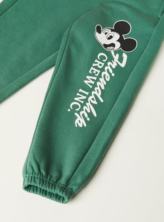 Boys Mickey Print Joggers Set