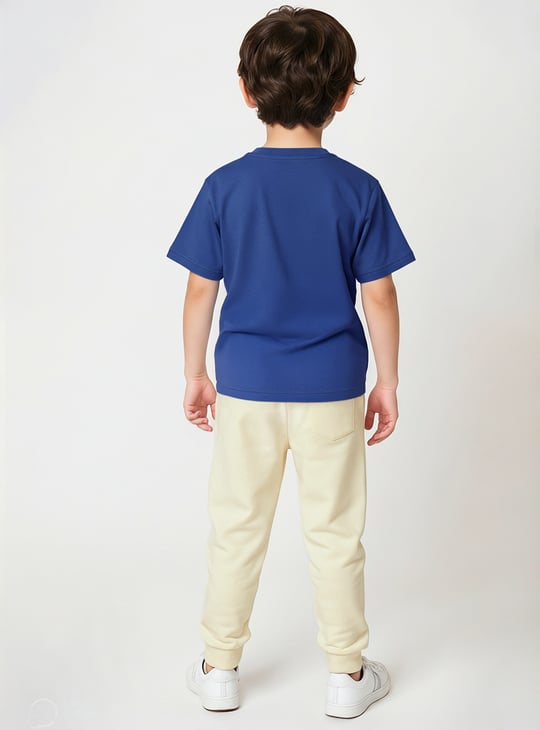 Boys Peanuts Print Joggers Set