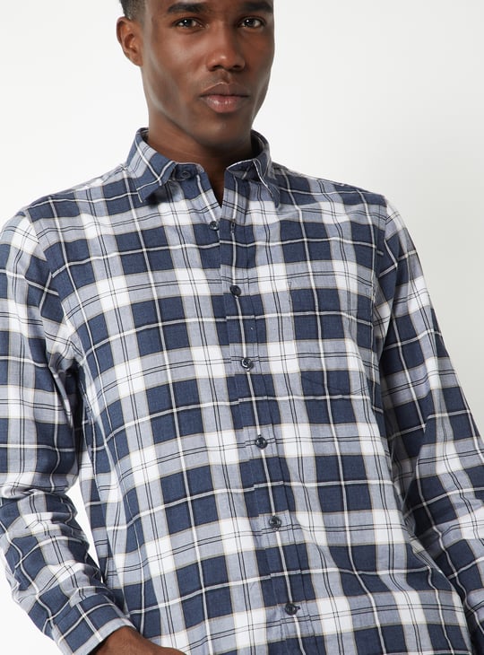 Men Checked Regular Fit Shirt