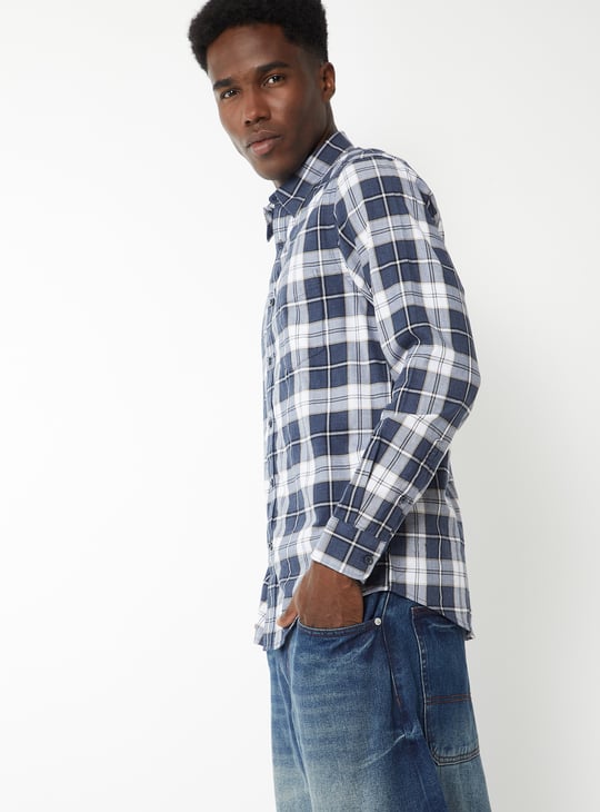 Men Checked Regular Fit Shirt