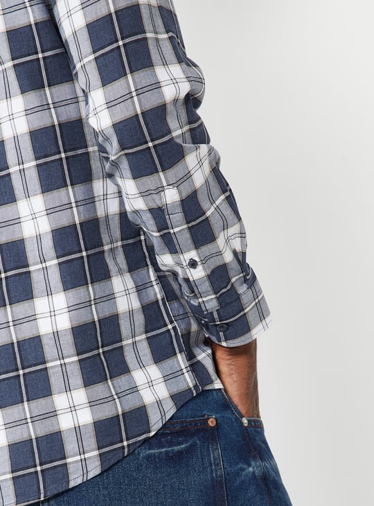 Men Checked Regular Fit Shirt